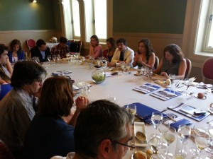Iratxe García, segunda por la izquierda.
