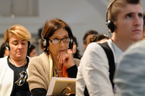 Profesionales de la información llegados de todo el mundo.