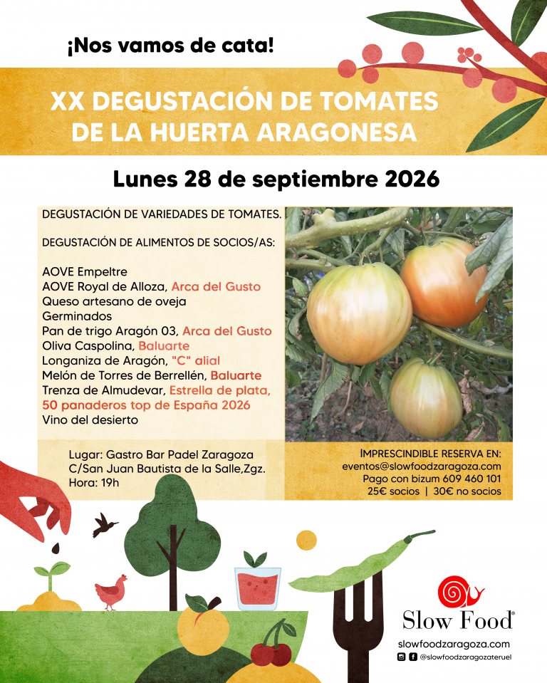 XX Degustación de tomates de la huerta aragonesa